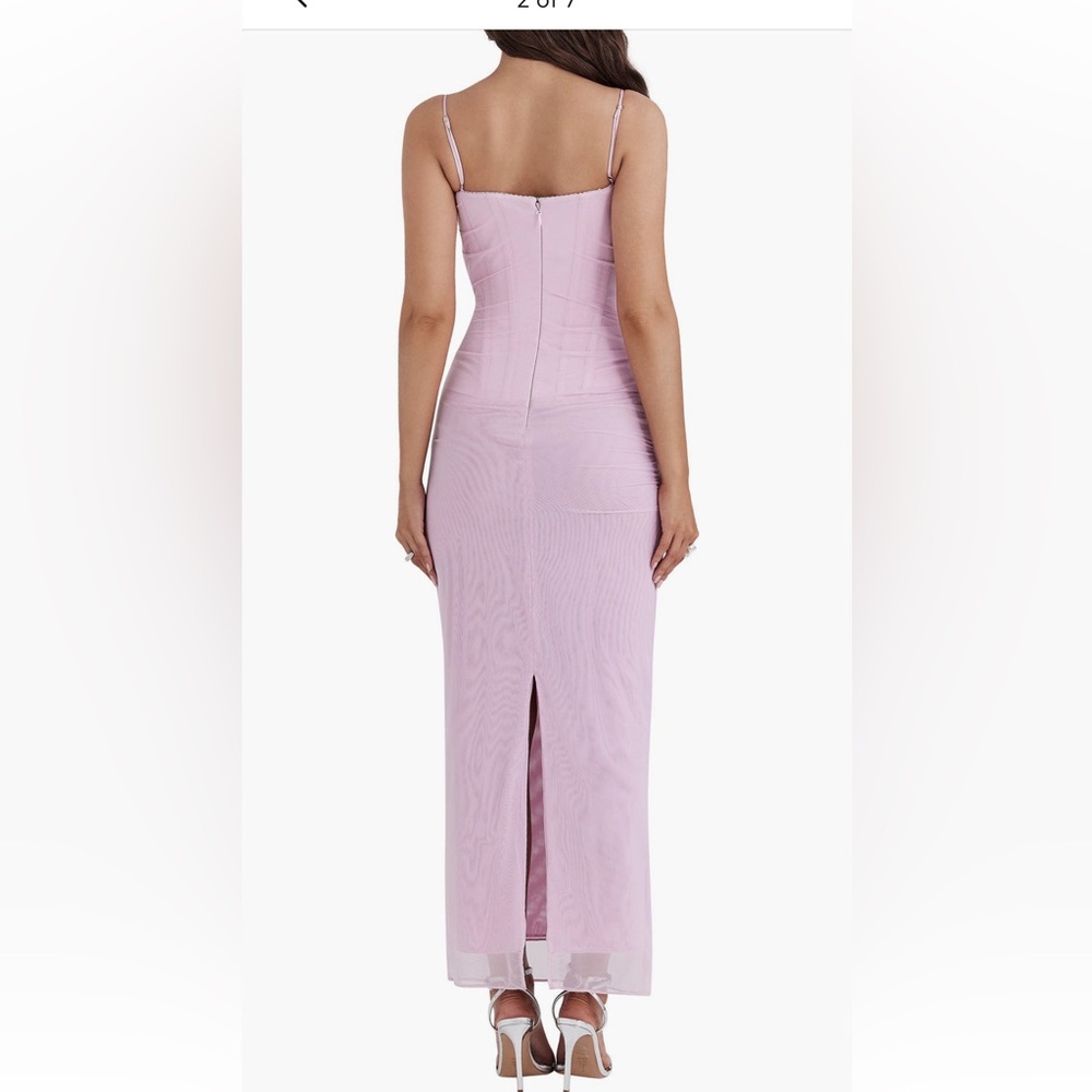 House of CB Nalini Mesh Corset Dress - Picture 6 of 8